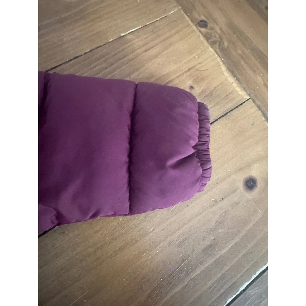 The Childrens Place Kids 2T Burgundy Puffer Jacket Hooded‎ Quilted Winter Coat